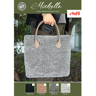 Kit Michelle Mottled tas White/Black 35 x 12 x h32cm