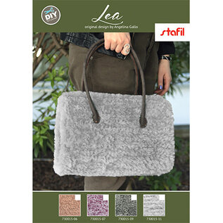 Kit tas Lea Mottled White/Black