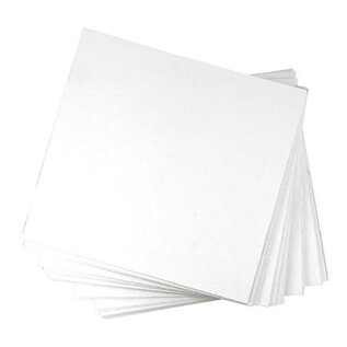 Pulp sheets white 25pcs / 1kg / 21x20cm