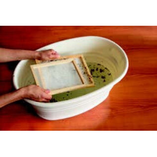 Pulp sheets white 25pcs / 1kg / 21x20cm