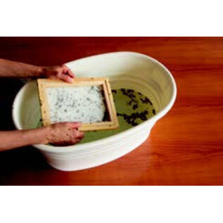 Pulp sheets white 25pcs / 1kg / 21x20cm