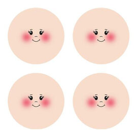 Gezichtstof voor het maken van poppen/engelen