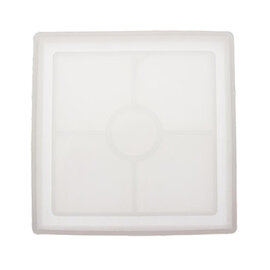 Siliconen mal onderzetter, Vierkant