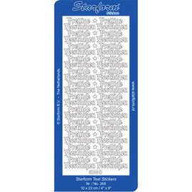 Stickers Text NL Christmas: Prettige Feestdagen - GOUD