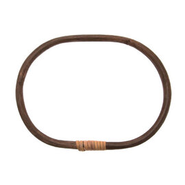 Handvat voor tas x2 bruin 20x15cm