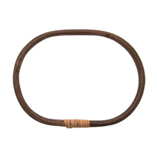 Handvat voor tas x2 bruin 20x15cm