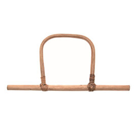 Handvat voor tas x2 naturel 30,5x14,5cm