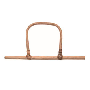 Handvat voor tas x2 naturel 30,5x14,5cm