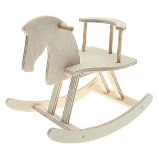 DIY-pakket, schommelpaard - 16x16x16cm