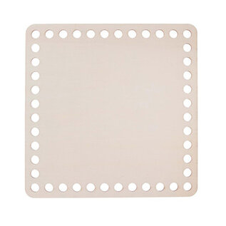 Houten vierkant 15x15cm met 7mm gaten