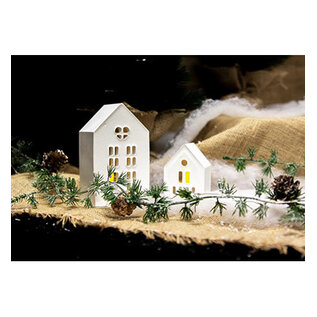 Siliconen mal - huis - 12,5x7x6cm