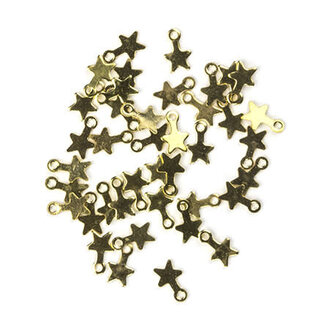 Ketting, Ster, Goud 40st.