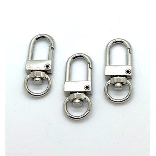 Multifunctionele sluitingen, platina 32mm 3st.