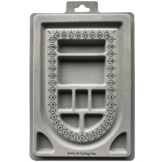 Gevlokt kralenbord 15.5 x 22.9cm