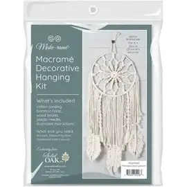 DIY Pakket - Macramé Kit Mandala Dromenvanger 23x63,5 cm