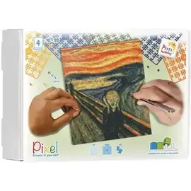 Pixelhobby - De Schreeuw - Munch - 4 basisplaten +/-100 pixelmatjes