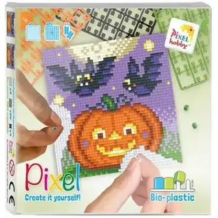 Pixelhobby Classic Halloween Pompoen 12x12 cm