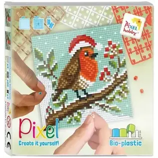 Pixelhobby Classic Kerst Vogel 12x12 cm