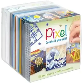 Pixelhobby Kubus Set Wereld Kunst