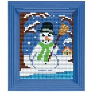 Pixelhobby Classic Sneeuwman 10x12 cm