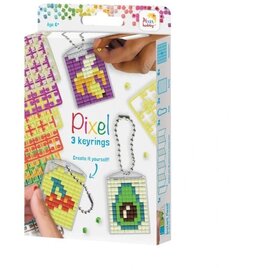 Pixelhobby Medailon Set Fruit 3 stuks