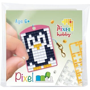 Pixelhobby medaillon startset - pinguïn
