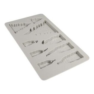 Silicone gietmal kabouterfamilie, 14,5x26x1cm, 9 vormen, 1st