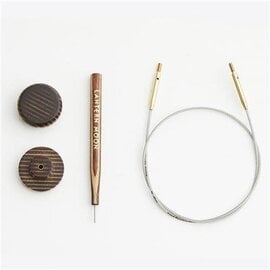 Knitpro Lantern Moon 350601 Kabel 360 graden draaibaar roestvrij staal 20cm om 40cm verwisselbare naalden te maken