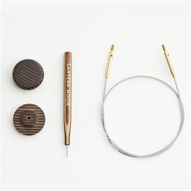 Kabel 360 graden draaibaar roestvrij staal 33cm om 50cm verwisselbare naalden te maken. Knitpro Lantern Moon