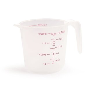 Maatbeker voor zeep - Kunststof - 500 ml