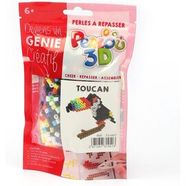 Set strijkparels 3D Kit - Toekan