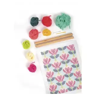 DIY  Kit - Lotusbloem Canvas 26x32cm