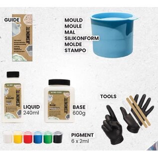 Jesmonite AC100 KIT MINI 6 - Ronde Pot