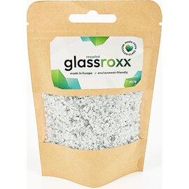 Jesmonite glasgranulaat GlassRoxx Small 150gr mat wit