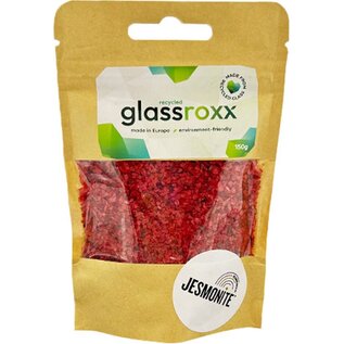 Jesmonite glasgranulaat GlassRoxx Small 150gr rood