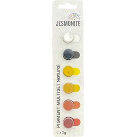 Jesmonite pigment set 6 natuurlijkkleuren 2g