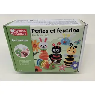 DIY pakket kleine insecten met kralen en vilt