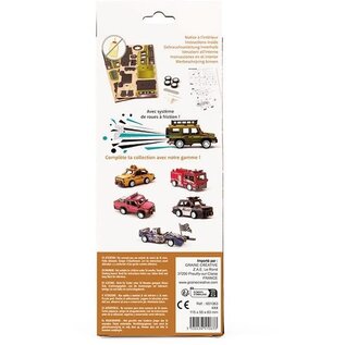 Model Jeep met wrijvingsaangedreven