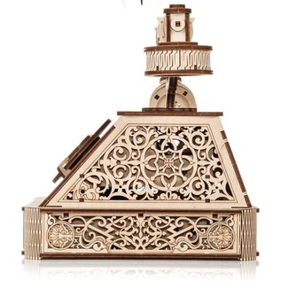 Eco Wood Art (EWA) 3D Houten Puzzel, Retro Telephone, 21,2x22x27,8cm