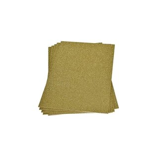 Foam vel geel met glitter 21x29,7cm - PER VEL