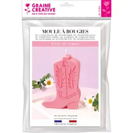 Kaarsenmal COWBOYLAARS 150x105x30mm