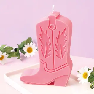 Kaarsenmal COWBOYLAARS 150x105x30mm