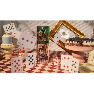 DIY Book Nook, Alice in Wonderland Bookend, 18x8x24,5cm