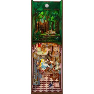 DIY Book Nook, Alice in Wonderland Bookend, 18x8x24,5cm