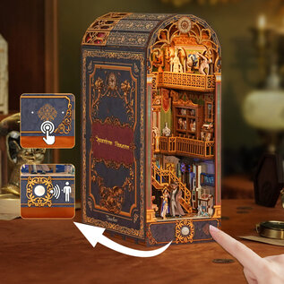 DIY Book Nook, Spacetime Museum Bookend, 27x20x10,2cm