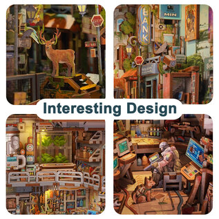 DIY Book Nook, Haven Zero Bookend, 26,3x19x10cm