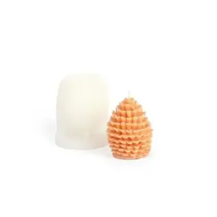 Siliconen Kaarsen Mal Dennenappel h: 7,2 cm