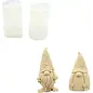 Siliconen Mal Set 9,5x5 cm Dwerg Jongen en Meisje
