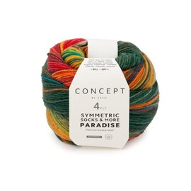 SYMMETRIC SOCKS & MORE - PARADISE 45 - Jeans-Camel-Oranje bad 85823