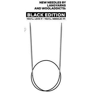 Rondbreinaald 3.75mm - 80cm Wooladdicts Black Edition - Lace